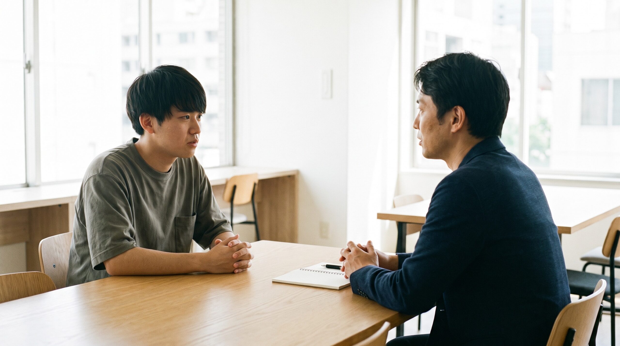 営業インターンの応募前に条件を相談して確認する学生