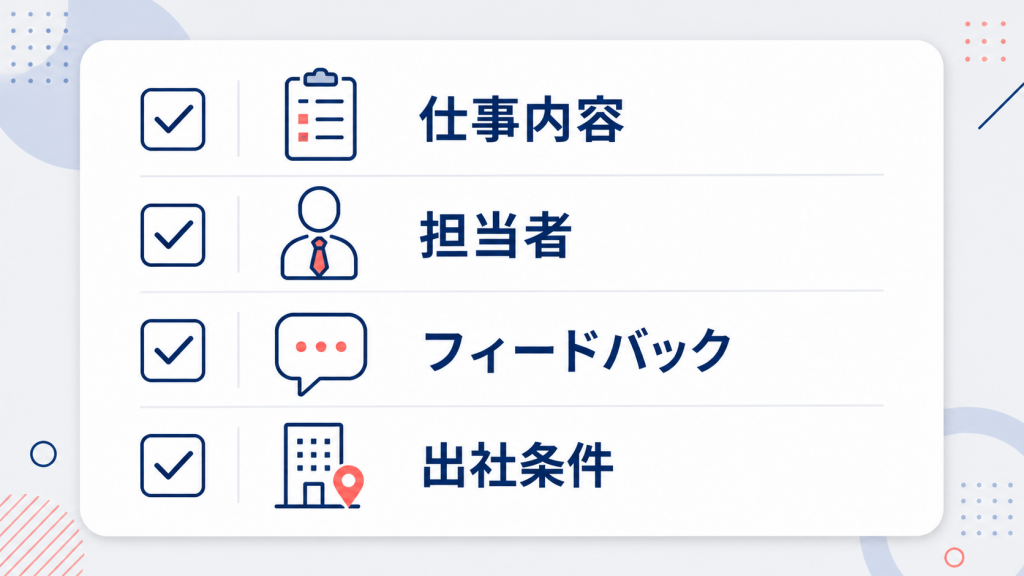オンラインインターンは意味ない?長期・1day・対面の選び方 応募前に確認したい7つの質問の図解