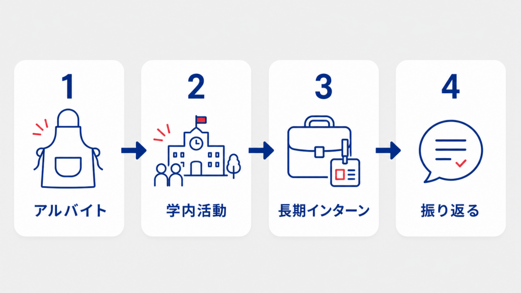 人と話す仕事16選!大学生向けに仕事内容と向いている人を紹介 大学生が自分に合う仕事を試す方法の図解