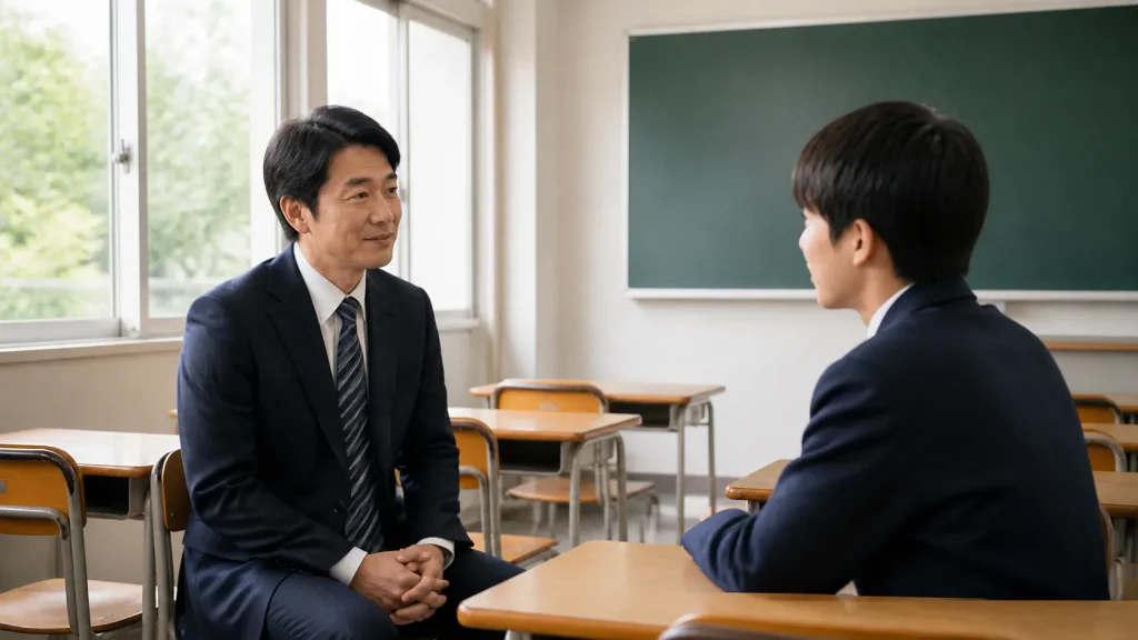 人の話を聞く仕事20選!大学生向けに仕事内容と試し方を紹介 14. 教員の図解