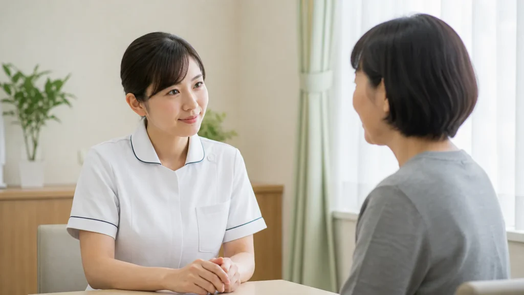 人の話を聞く仕事20選!大学生向けに仕事内容と試し方を紹介 16. 看護師の図解